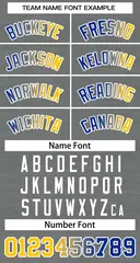 Dark Gray Royal-White Classic Gradient Basketball Jersey 3