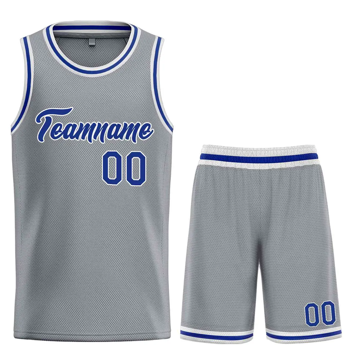 Dark Gray Royal-White Heal Basketball Jersey Uniform Set