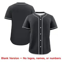 Dark Gray White Red Father's Day Classic Baseball Jersey 7