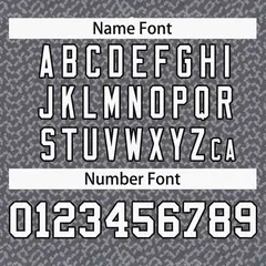 Dark Gray White Texture Graffiti Baseball Jersey 4