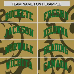 Desert Yellow Kelly Green Olive Halloween Bats Pumpkins Ghost Letterman Jacket 3