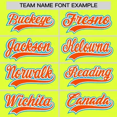 Fluorescent Green Baseball Jersey 7