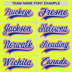 Fluorescent Green Baseball Jersey Uniform 7