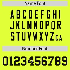 Fluorescent Green Black Sequin Lettering Moisture-Wicking Football Jersey 4