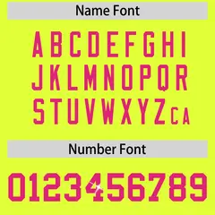 Fluorescent Green Pink Sequin Lettering Football Jersey 4