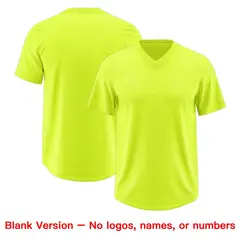 Fluorescent Green Pink Sequin Lettering Football Jersey 7
