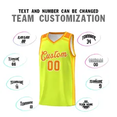 Fluorescent Green Yellow Orange Charge Series Basketball Jersey 4