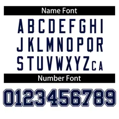 Football Jersey with Printed or Stitched Name and Number 46