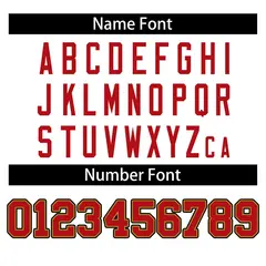 Football Jersey with Printed or Stitched Name and Number 53