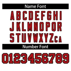 Football Jersey with Printed or Stitched Name and Number 67