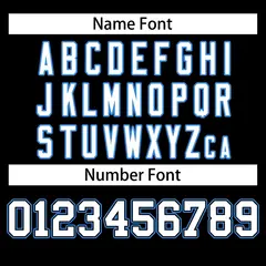 Football Jersey with Stitched Letters and Numbers 11