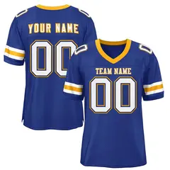 Football Jersey with Stitched Letters and Numbers 15