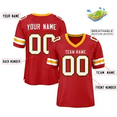 Football Jersey with Stitched Letters and Numbers 23