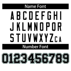 Football Jersey with Stitched Letters and Numbers 39