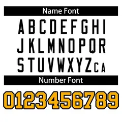 Football Jersey with Stitched Letters and Numbers 74