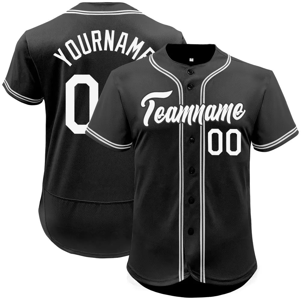 Full Button Down Baseball Jersey Sports Team Uniform