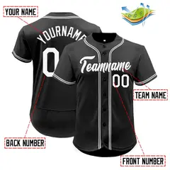 Full Button Down Baseball Jersey Sports Team Uniform 2