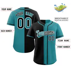 Full Button Split Baseball Jersey Team Uniform Sports Shirts 2