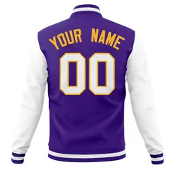 Full-Snap Classic Varsity Letterman Bomber Baseball Jacket 38