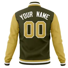 Full-Snap Classic Varsity Letterman Bomber Baseball Jacket 54