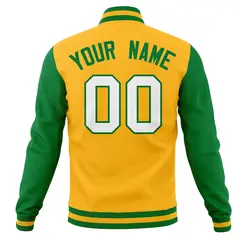 Full-Snap Classic Varsity Letterman Bomber Baseball Jacket 78