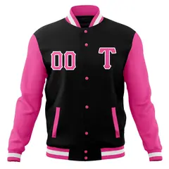 Full-Snap Cotton Blend Varsity Letterman Baseball Jacket 5