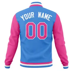 Full-Snap Letterman Varsity Baseball Jacket 31