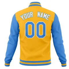 Full-Snap Letterman Varsity Baseball Jacket 39