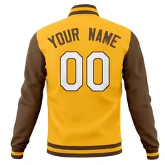 Full-Snap Letterman Varsity Baseball Jacket 71
