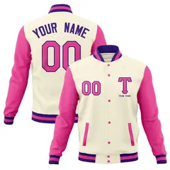 Full-Snap Stitched Letterman Varsity Baseball Jacket 1