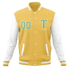 Full-Snap Stitched Letterman Varsity Baseball Jacket 13