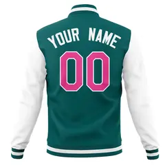 Full-Snap Stitched Letterman Varsity Baseball Jacket 30