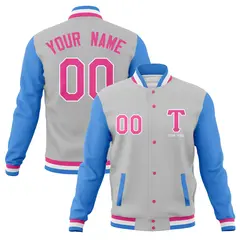 Full-Snap Stitched Letterman Varsity Baseball Jacket 41