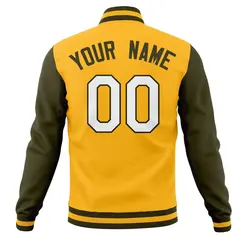 Full-Snap Stitched Letterman Varsity Baseball Jacket 62