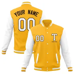 Full-Snap Stitched Letterman Varsity Baseball Jacket 65