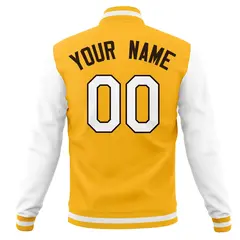 Full-Snap Stitched Letterman Varsity Baseball Jacket 70