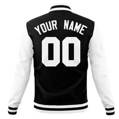 Full-Snap Stitched Varsity Letterman Baseball Jacket 14