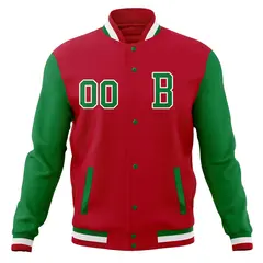 Full-Snap Stitched Varsity Letterman Baseball Jacket 45
