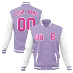 Full-Snap Stitched Varsity Letterman Baseball Jacket 49