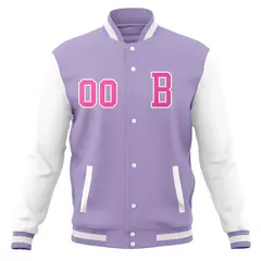 Full-Snap Stitched Varsity Letterman Baseball Jacket 53