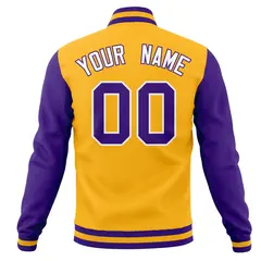 Full-Snap Stitched Varsity Letterman Baseball Jacket 6