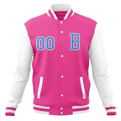 Full-Snap Stitched Varsity Letterman Baseball Jacket 61