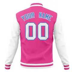 Full-Snap Stitched Varsity Letterman Baseball Jacket 62