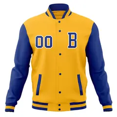 Full-Snap Stitched Varsity Letterman Baseball Jacket 69