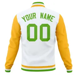 Full-Snap Stitched Varsity Letterman Baseball Jacket 78