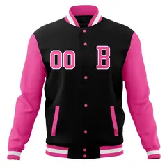 Full-Snap Stitched Varsity Letterman Baseball Jacket 13