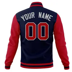Full-Snap Stitched Varsity Letterman Baseball Jacket 22