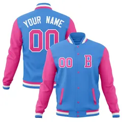 Full-Snap Stitched Varsity Letterman Baseball Jacket 25