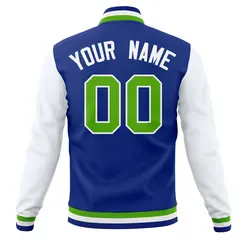Full-Snap Stitched Varsity Letterman Baseball Jacket 6