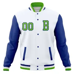 Full-Snap Stitched Varsity Letterman Baseball Jacket 77